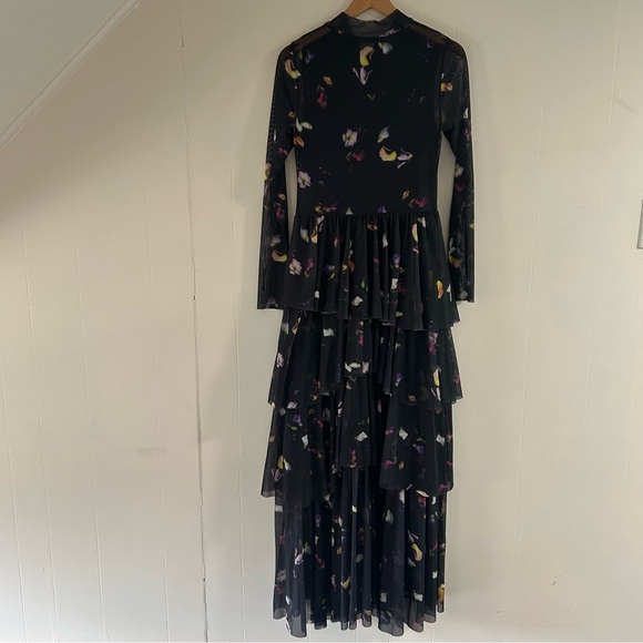 Ted Baker Mirande Midi Dress in Black sz 2 (US 6) - Picture 5 of 6